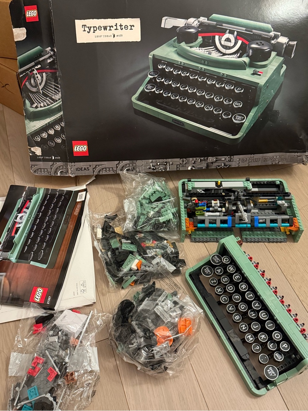 Lego Retired Typewriter Model - partly unopened